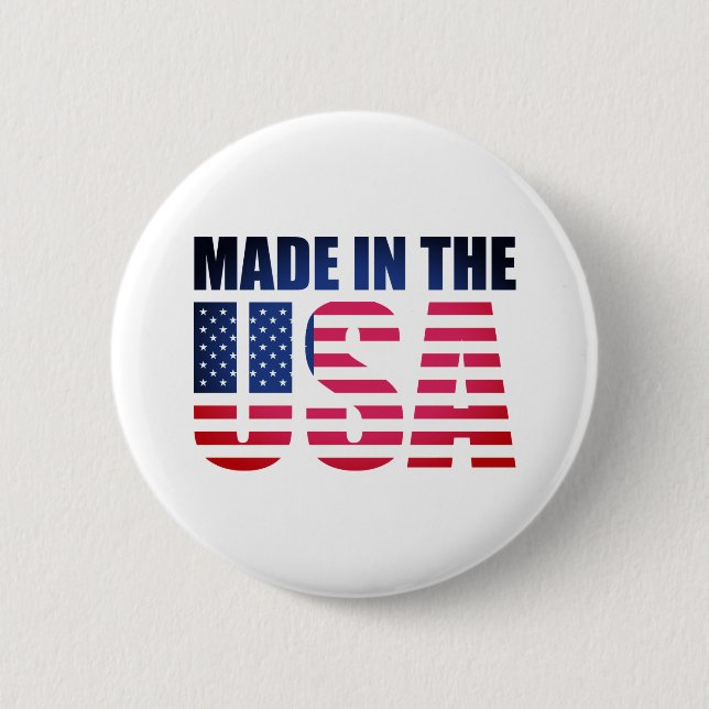 Made in the USA Flag Button (Vorderseite)