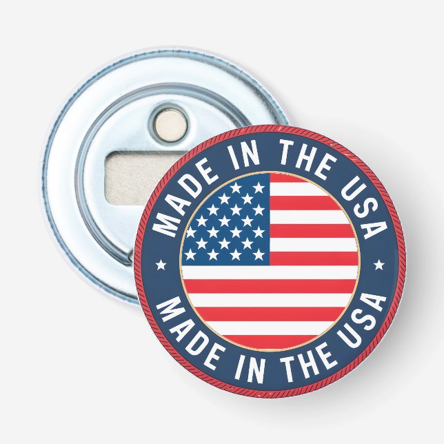 Made in the USA Flaschenöffner (Vorderseite)