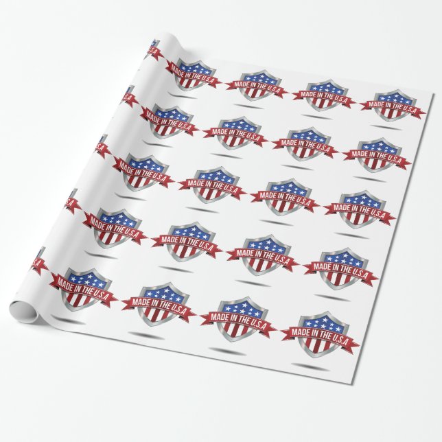 Made in the usa geschenkpapier (Ungerollt)