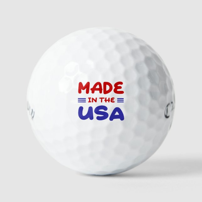 Made in the USA Golf Balls - Personalisiert Golfball (Vorderseite)