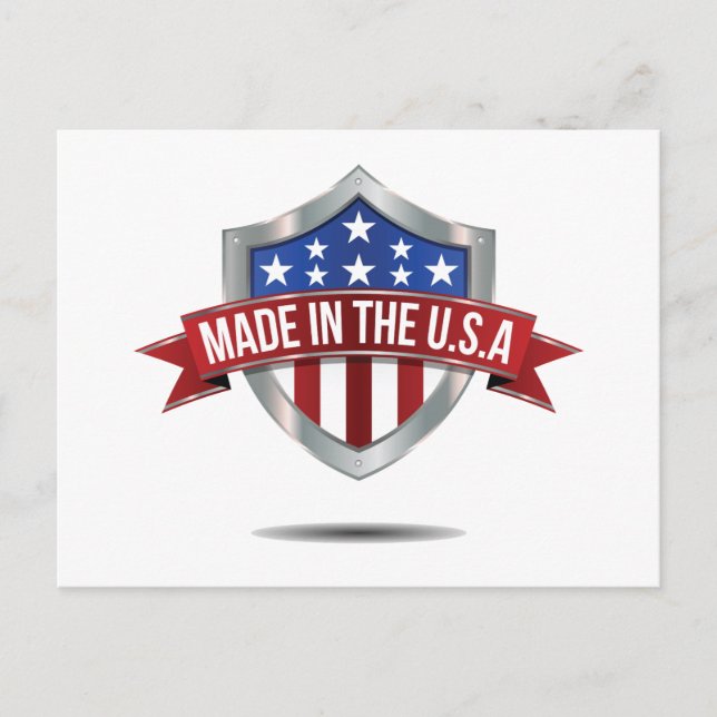 Made in the usa postkarte (Vorderseite)