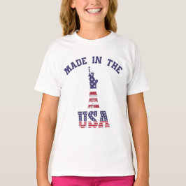 Made in the USA Statue of Liberty 4. Juli T-Shirt