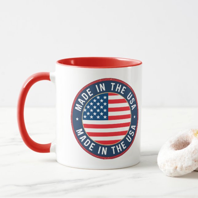 Made in the USA Tasse (Mit Donut)