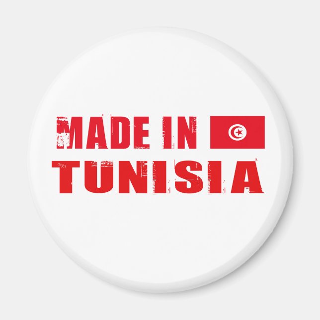 Made in Tunesien Magnet (Vorne)