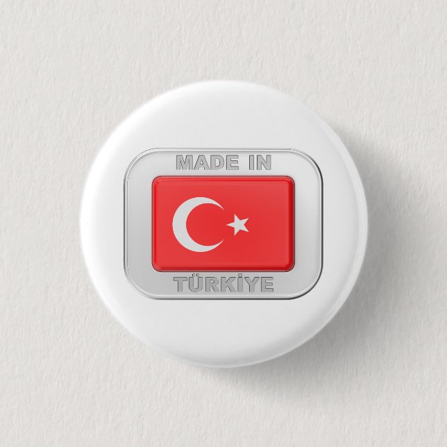 Made in Turkiye Button (Vorderseite)