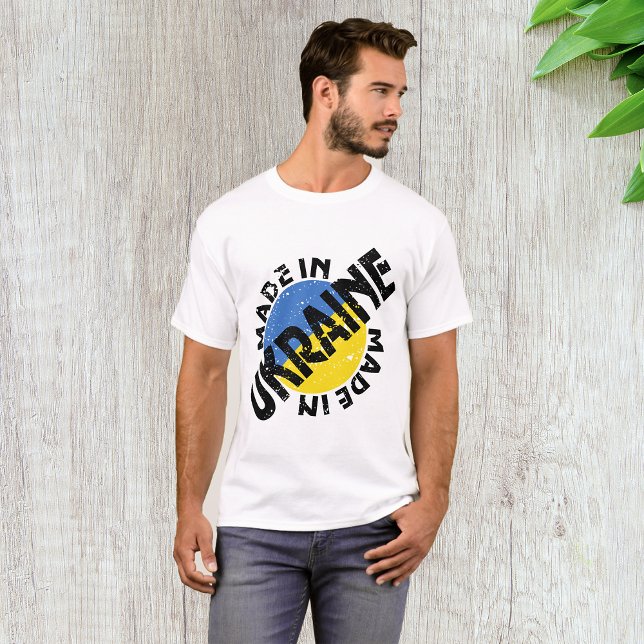Made in Ukraine Mens T - Shirt (Von Creator hochgeladen)