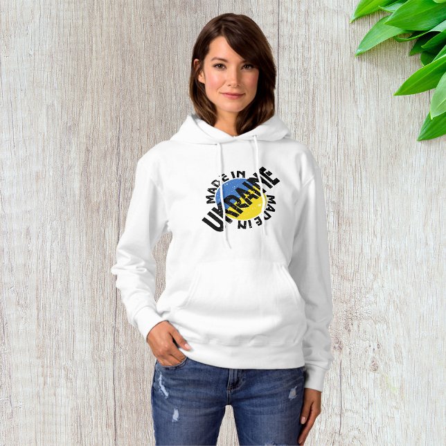 Made in Ukraine Womens Hoodie (Von Creator hochgeladen)