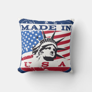 Made in USA Abzeichen Kissen