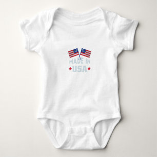 Made in USA baby bodysuit Baby Strampler