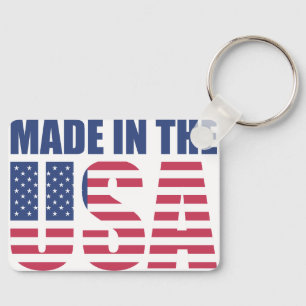 "Made in USA" Flaggen-Schlüsselanhänger - Patrioti Schlüsselanhänger