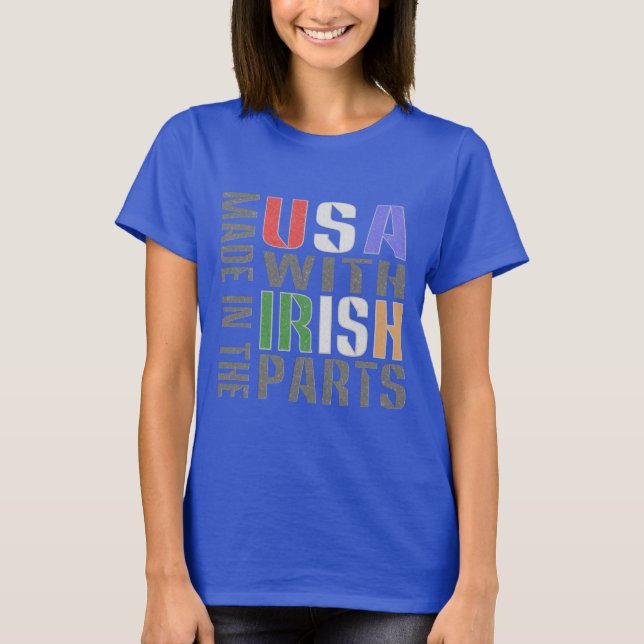 Made in USA Irish Parts T-Shirt (Vorderseite)