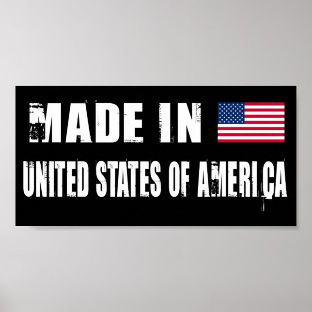 Made in USA Poster (Vorne)