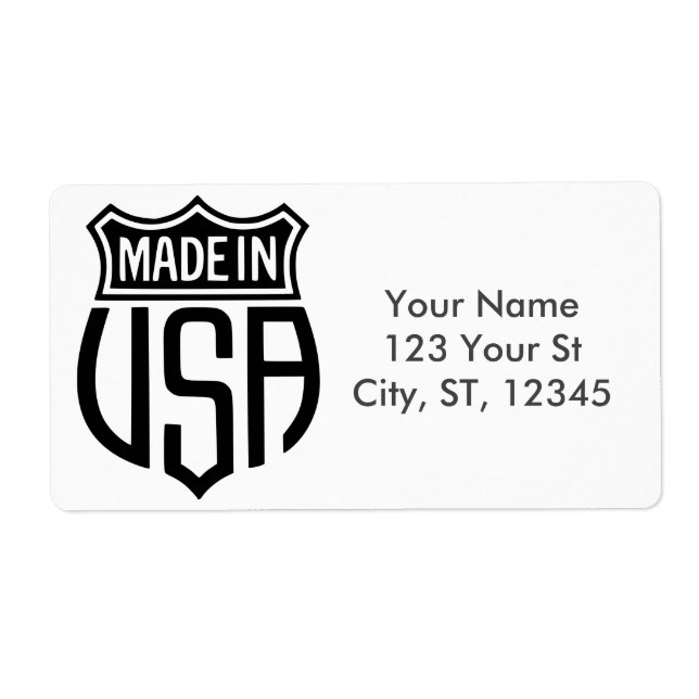 Made in USA Sign Thunder_Cove (Vorne)