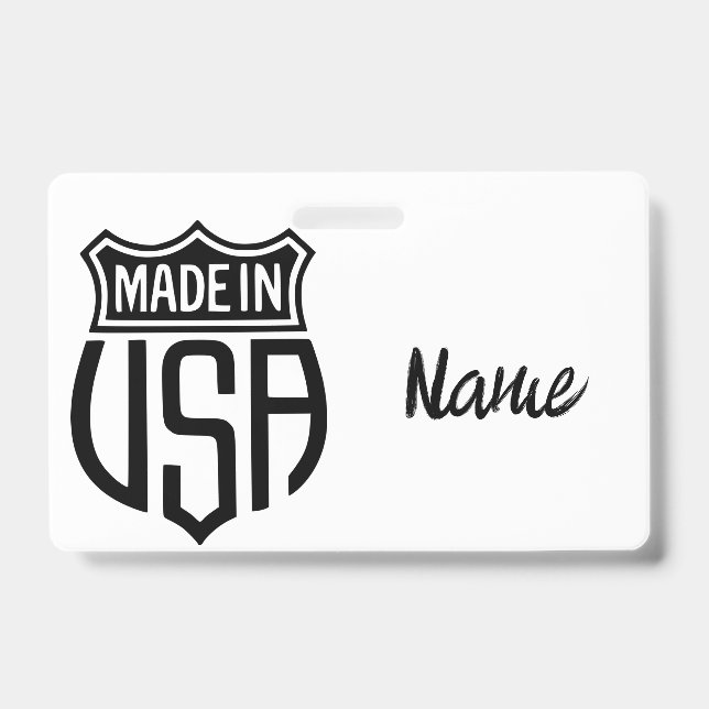 Made in USA Sign Thunder_Cove Ausweis (Vorderseite)