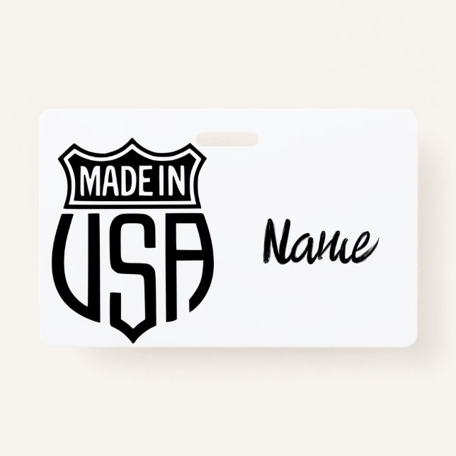 Made in USA Sign Thunder_Cove Ausweis (Vorderseite)