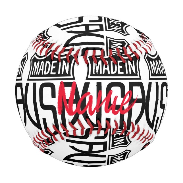 Made in USA Sign Thunder_Cove Baseball (Vorderseite)