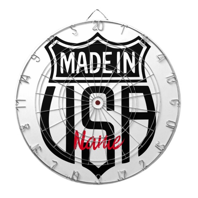 Made in USA Sign Thunder_Cove Dartscheibe (vorne)