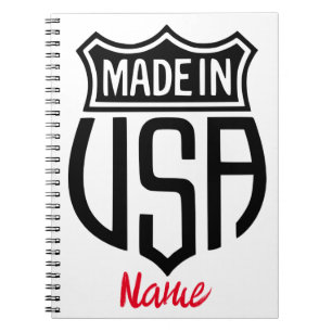 Made in USA Sign Thunder_Cove Notizblock