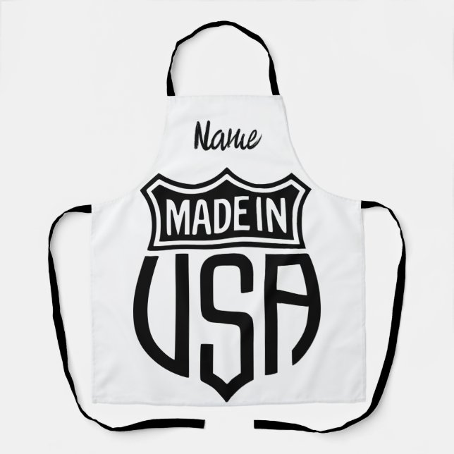 Made in USA Sign Thunder_Cove Schürze (Vorderseite)