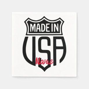 Made in USA Sign Thunder_Cove Serviette