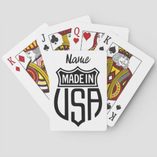 Made in USA Sign Thunder_Cove Spielkarten