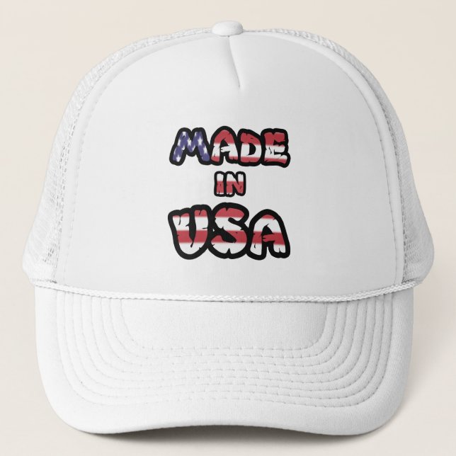 Made in USA Truckerkappe (Vorderseite)