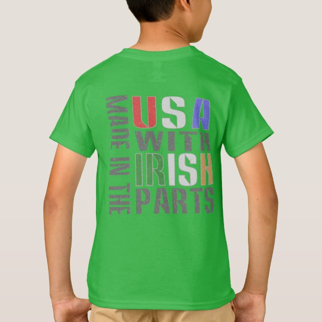 Made in USA with Irish Parts T-Shirt (Rückseite)