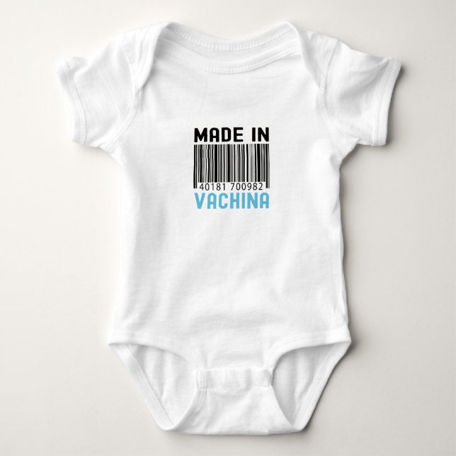 Made in Vachina Baby Strampler (Vorderseite)