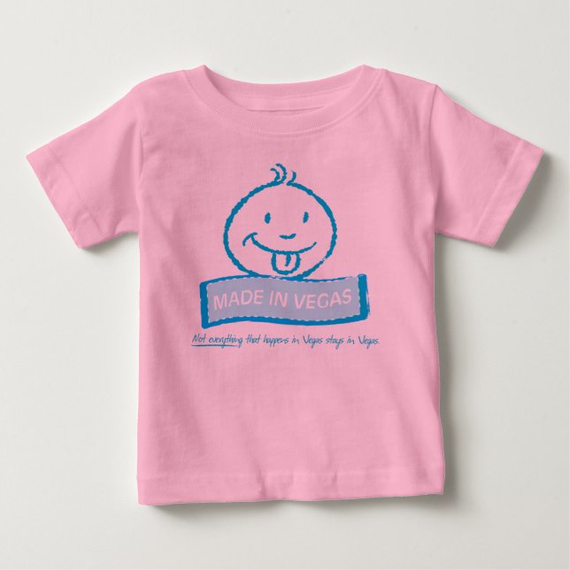 Made in Vegas Baby T-shirt (Vorderseite)