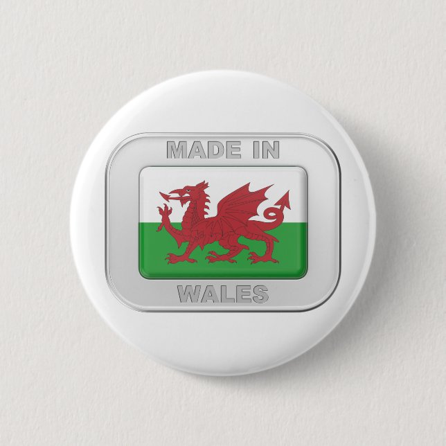 Made in Wales Button (Vorderseite)