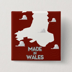 Made in Wales Button