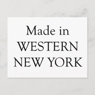 Made in Western New York Postkarte