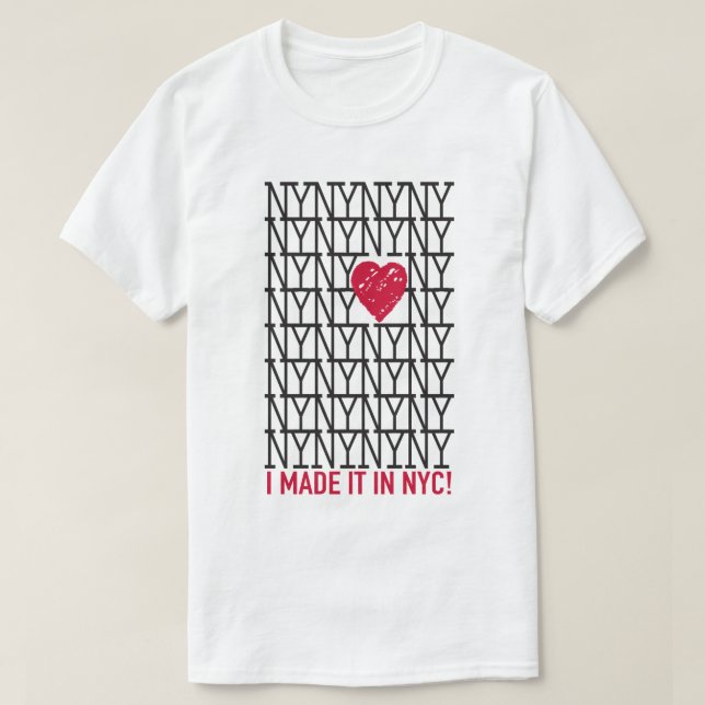 Made it - NYC Basic T - Shirt (Design vorne)