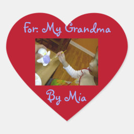 Made Just For You Heart Sticker par RoseWrites