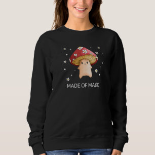 Made of Magic Niedlich Cotattecore Mushroom Graphi Sweatshirt