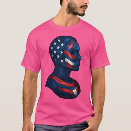 "Made of Stars & Stripes" - Celestial American T-Shirt