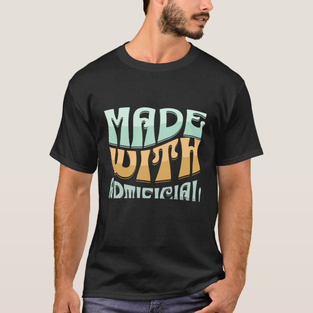 Made with Artificial Intelligence AI Back Print Te T-Shirt (Vorderseite)