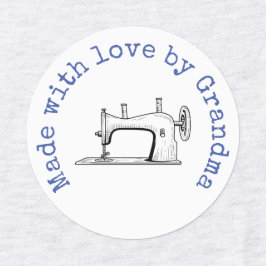 Made with Liebe by Oma Customizable Iron-On Etiketten