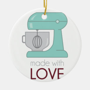 Made with Liebe Kitchen Mixer Keramik Ornament