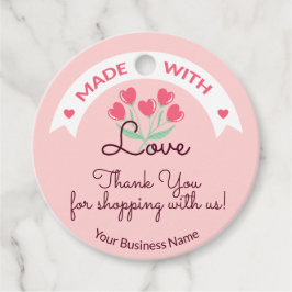 Made with Liebe Modern Pink Fevor Tags 7 Geschenkanhänger