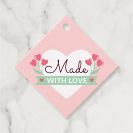 Made with Liebe Modern Pink Fevor Tags 9 Geschenkanhänger