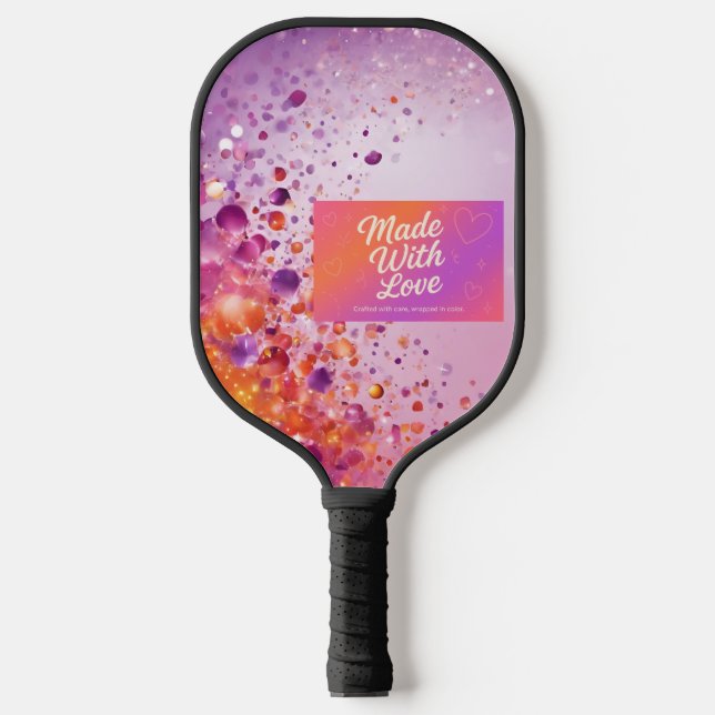 Made with Liebe Watch Pickleball Schläger (Vorderseite)