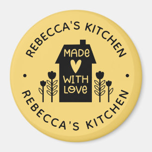 Made with Liebe Yelllow Kitchen Magnet