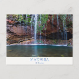 Madeira - 25 Fontes Postkarte mit Text