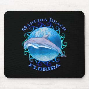Madeira Beach Florida Urlaub Souvenir Dolphin Mousepad
