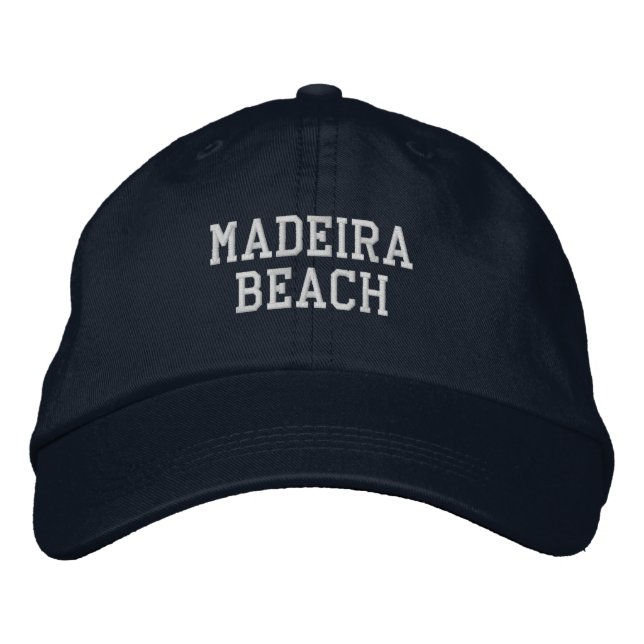 Madeira Beach Floride Casquette de baseball brodé (Devant)
