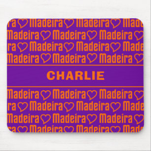Madeira benutzerdefinierte Namen-Mauspad Mousepad