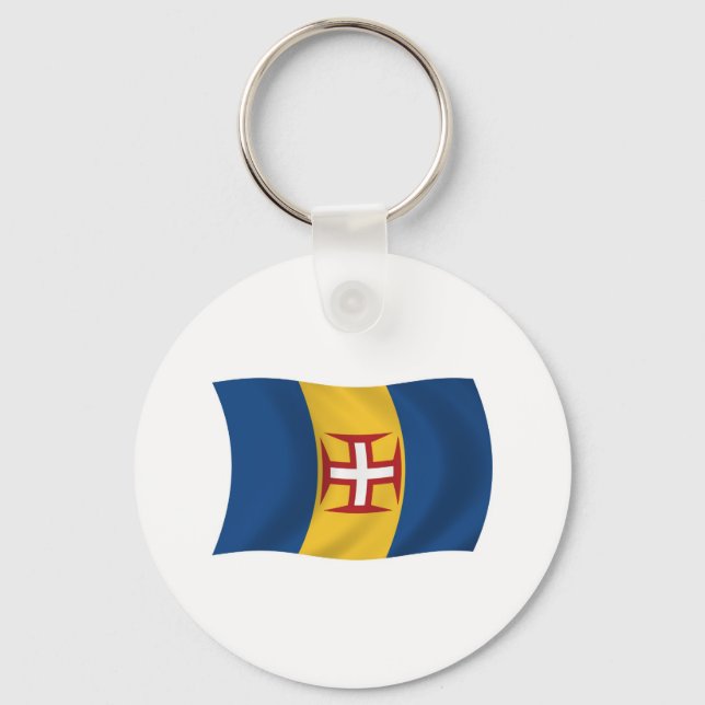 Madeira Flag Schlüsselanhänger (Vorderseite)