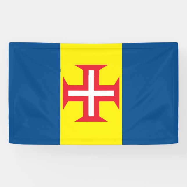 Madeira-Flagge Banner (Horizontal)