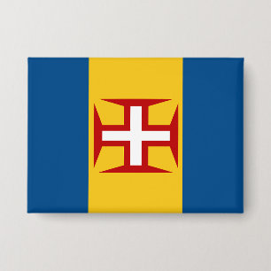 Madeira-Flagge Button
